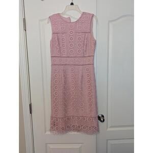 Pink Lace Sleeveless Dress. Review Australia Cadillac Dress. Size 6
